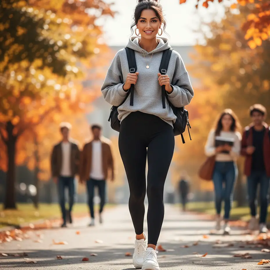 Black Leggings Outfit Winter