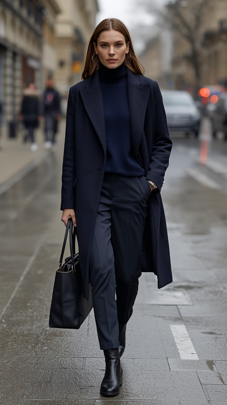 Cashmere Turtleneck Outfit Ideas