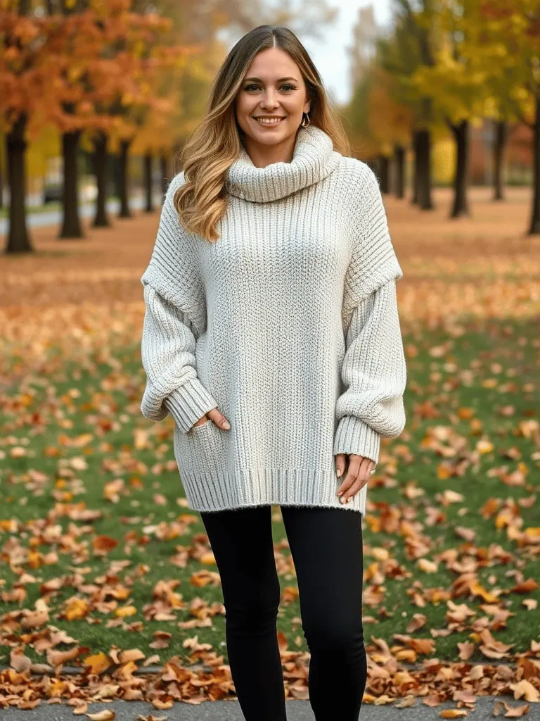 Oversized Sweater and Leggings
