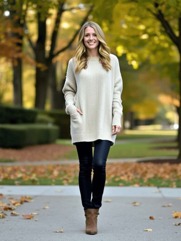 Oversized Sweater and Skinny Jeans
