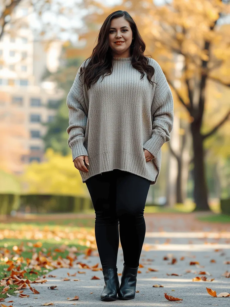 Oversized Sweater and Leggings
