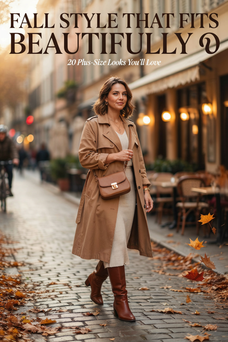 20 Plus Size Fall Outfits Stylish and Flattering Looks
