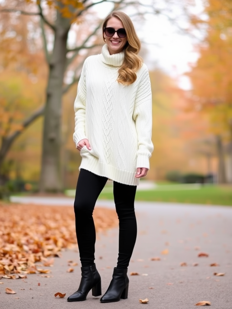 Oversized Sweater and Leggings
