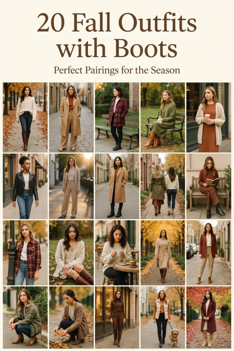 20 Fall Outfits with Boots Perfect Pairings for the Season