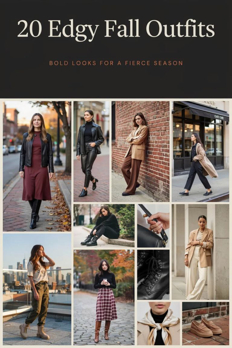20 Edgy Fall Outfits Bold Looks for a Fierce Season