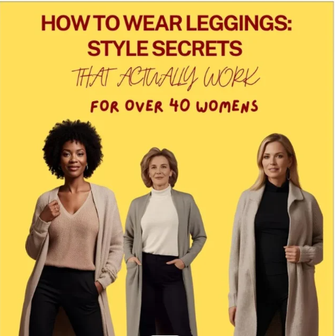 How to Wear Leggings Over 40