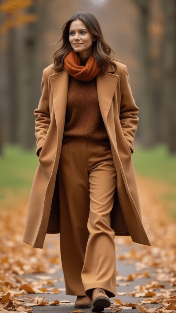 Monochrome Layers in Earth Tones
