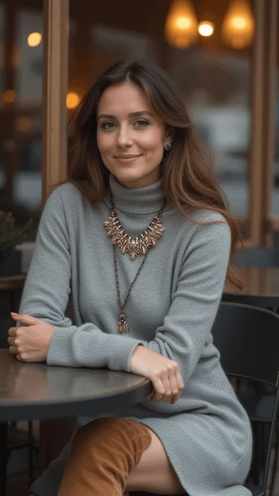 Cashmere Sweater Dress
