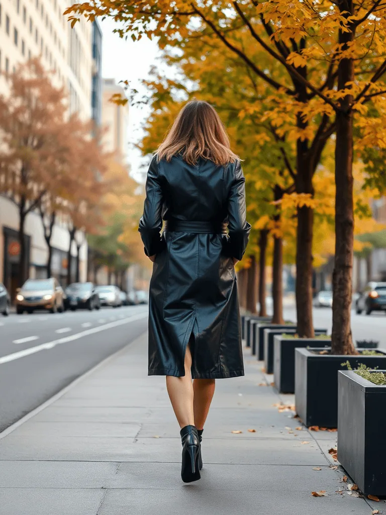 Leather Trench Coats
