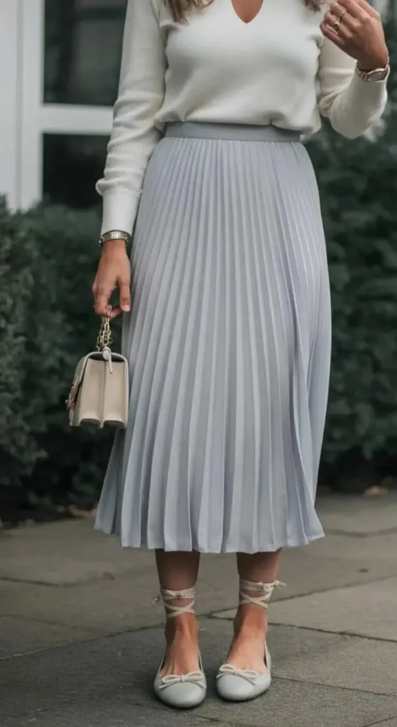 classic pleated skirt