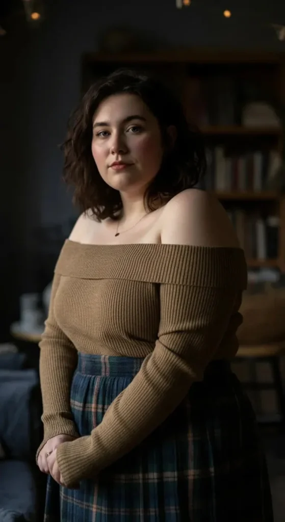 Off-Shoulder Top with Skirt
