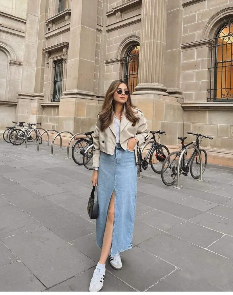 Effortless Blazer and Denim Combination