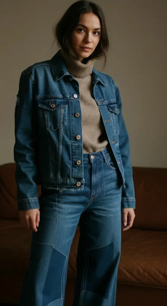Deconstructed Denim Set
