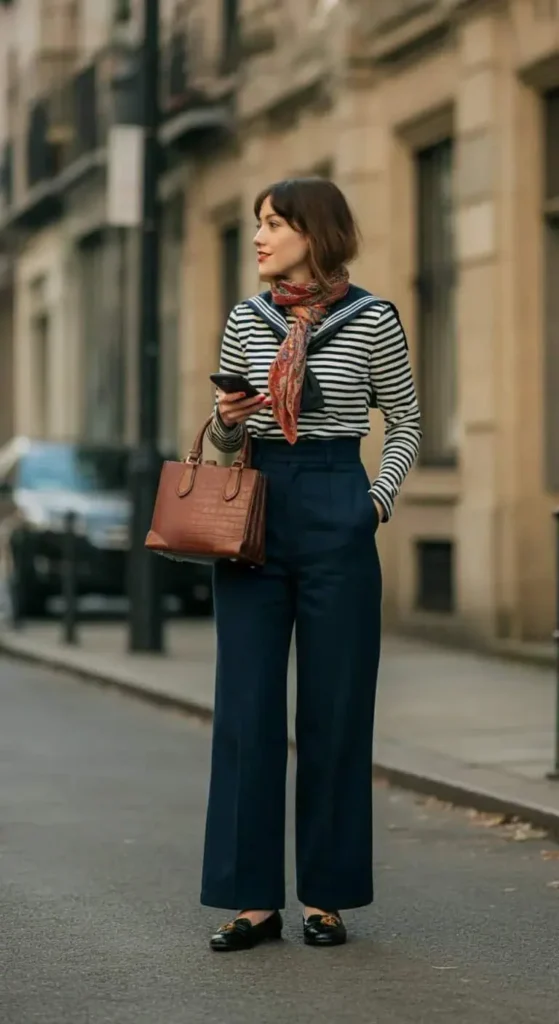 Sailor-Inspired Vintage Look