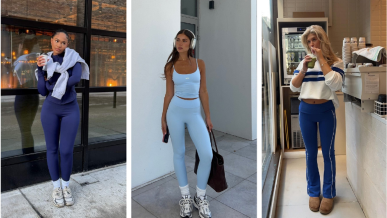 15 Chic Blue Leggings Outfits That Prove Color Is the New Neutral 2026