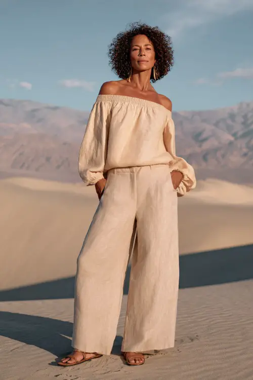 10 Neutral Boho Summer Outfits for Women Over 40 That Feel Comfortable and Stylish 2026